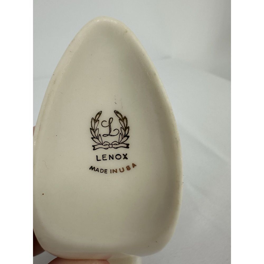 LENOX USA VICTORIAN PORCELAIN SHOE Black Brand Stamp‎ - Picture 7 of 9